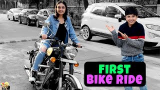 FIRST BIKE RIDE  Jaipur Travel vlog with family  Cousins Home  Aayu and Pihu Show [upl. by Pedrick]