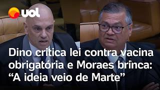 Dino critica lei contra vacina obrigatória Ideia de planeta plano e Moraes diz Veio de Marte [upl. by Nahsar127]