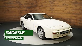 Porsche 944S  Overhauled engine  History known  1987VIDEO wwwERclassicscom [upl. by Millwater]