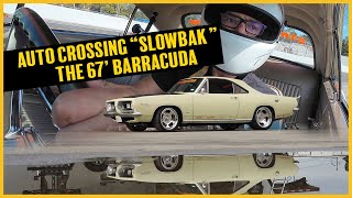 Moparty Autocross in a 67 Barracuda by Hammer Fab [upl. by Moselle]