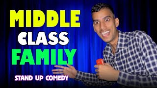 MIDDLE CLASS FAMILY  STAND UP COMEDY  GiluMinati Show [upl. by Gherlein410]