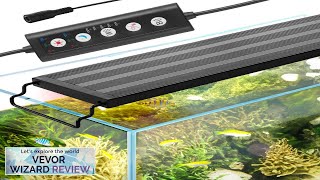 VEVOR Aquarium Light 10W Full Spectrum Fish Tank Light with 5 Levels Review [upl. by Eednim]