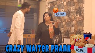 Rude Waiter Prank On Aunty  Prank In Pakistan [upl. by Lothario]