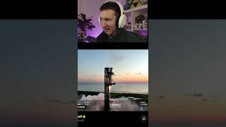 Reaction to SpaceX Booster Catch HISTORY  smaugy on Twitch [upl. by Latnahs582]