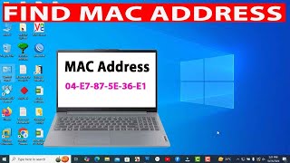 How to Find Your MAC Address in Windows 10 MACAddress [upl. by Oht]