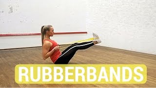 HJEMMETRENING MED TRENINGSSTRIKK RUBBERBANDS  02 [upl. by Akienahs]