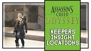 Assassins Creed Odyssey All Keepers Insight Locations Atlantis Judgement of Atlantis [upl. by Rucker691]