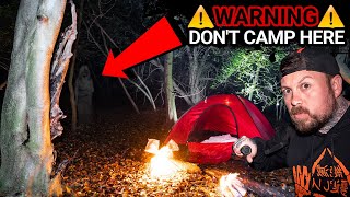 OVERNIGHT Haunted Camping EPPING FOREST  STALKED WHILE WE SLEEP part 2 [upl. by Ardnassela546]