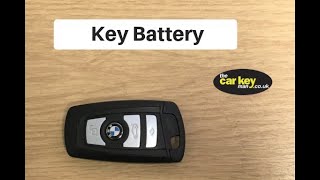 Key Battery BMW HOW TO Change [upl. by Aidua]