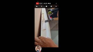 Re positioning room door and re install hinge using wood board cutting [upl. by Yduj]