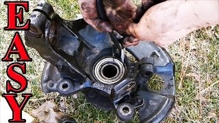 How to Change a Wheel Bearing short and fast version [upl. by Farrand709]