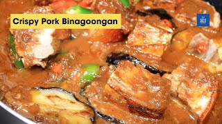 Crispy Pork Binagoongan Recipe  Siguradong mapapaunli rice ka dito [upl. by Arnuad]