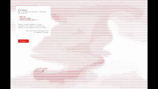 Fluid ASCII Art Animation with Mouseover [upl. by Duile]