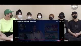 bts reaction to cardi b live performances fake reaction [upl. by Ettenot]