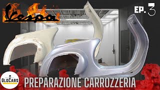 Restauro Totale Vespa 50 Special 🔨 Preparazione Carrozzeria Epossidico Stucco Primer EP 3 [upl. by Airtened]