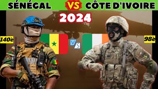 COMPARAISON DES CAPACITÉS MILITAIRES ENTRE LA CÔTE DIVOIRE ET LE SÉNÉGAL EN 2024 [upl. by Htiekal600]