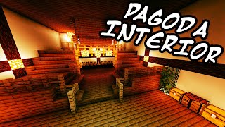 How to Build the Japanese Pagoda Interior in Minecraft  Tutorial 28 [upl. by Allets313]