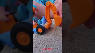 Blippis Beach Adventure Toy Videos for Kids blippitoys blippi blippiexcavator blippimobile [upl. by Aciretahs]