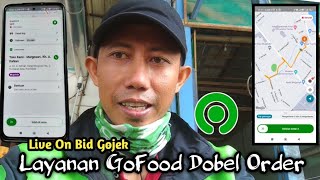 Bang Gojek Vlog  Live On Bid GoFood Dobel Order  Akun Gojek Gaguk Gojek vlog [upl. by Maunsell]