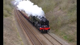 LMS 46100 ROYAL SCOT  THE COTSWOLD EXPLORER [upl. by Eenel]