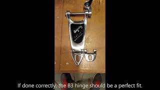 Bigsby B6 Hinge Pin Removal [upl. by Gaillard]