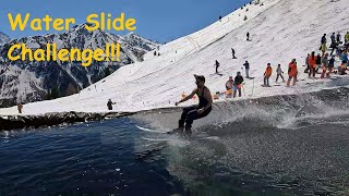 4K Skiing Grimentz Easter Water Slide Challenge Pt 13 Val dAnniviers Switzerland GoPro HERO10 [upl. by Anid]