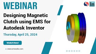 Designing Magnetic Clutch using EMS for Autodesk Inventor [upl. by Llegna]