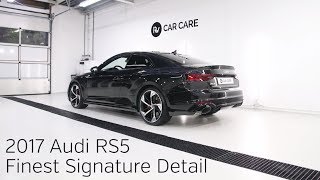 High End Detailing 2017 Audi RS5 Finest New Car Detail [upl. by Aibat793]