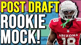 Updated 2024 Dynasty Rookie Mock Draft Post NFL Draft [upl. by Esom]