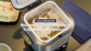 Maintenir lhuile de friture fraîche plus longtemps et nettoyer la friteuse [upl. by Gilpin]