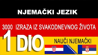 Njemacki jezik  3000 izraza iz svakodnevnog života  part 1 [upl. by Mailiw]