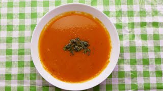 SOPA DE TOMATE CASERA  hacer una buena sopa casera es más fácil de lo que parece [upl. by Jenkel]