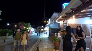 SIDARINIGHTLIFE WALK TOUR Corfu Greece2023  4k7 [upl. by Elsi]