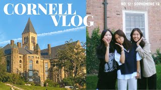 cornell vlog  first day of class games alumni visit  sophomore year [upl. by Ardisj]