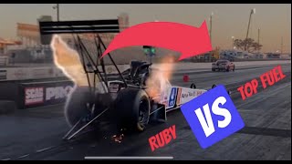 TOP FUEL RACING WITH A SURPRISE RACE CLAY VS RUBY [upl. by Alexia]