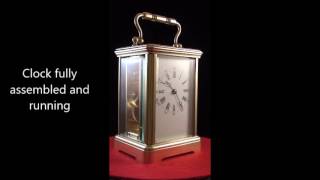 Margaine carriage clock timepiece video [upl. by Arhas]