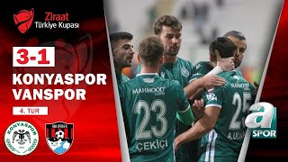 Konyaspor 3  1 Vanspor MAÇ ÖZETİ Ziraat Türkiye Kupası 4 Maçı 02122021 [upl. by Childers500]