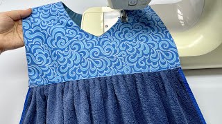 ✅ Just 1 sewing tutorial for 2 different uses recycled from old towels [upl. by Nogas]