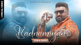 Badnamiyan  Sahir Ali Bagga  Sab Music [upl. by Akinor]