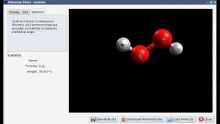 Creare modelli 3D di molecole con Kalzium [upl. by Xylia995]