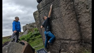 Pocket Wall  Burbage South  f7a [upl. by Enenaj]