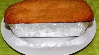 How to Bake Banana Cake Recipe  English [upl. by Desirea]