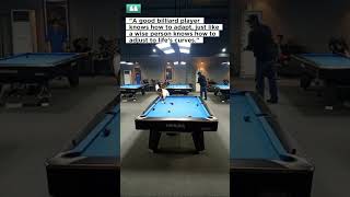 A good billiard player knows how to adapt [upl. by Nola]