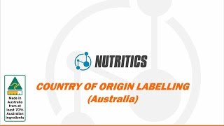 Country of Origin Labelling CoOL for Australia [upl. by Stanislaw932]