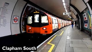 Clapham South  Northern line  London Underground  1995 Tube Stock [upl. by Eitteb]