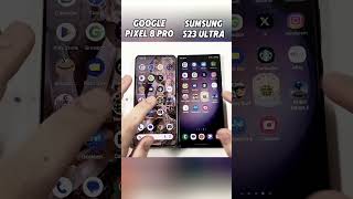 Samsung S23 Ultra vs Google Pixel 8 Pro Speed Test 🚀 Who’s the REAL King 👑shortsviralvideo [upl. by Pelagi]