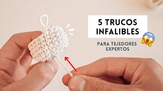 Los 5 trucos que NO sabías del tejido  apto para todos los niveles [upl. by Dnaleel]