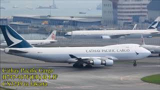 Planespotting in HongKong  20180429 [upl. by Eihtak]