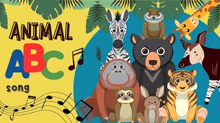 Animal ABC Song  Animal Alphabet [upl. by Cupo739]