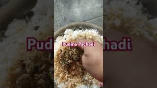 Pudina Pachadi💖 health food❤ tasty yt short YouTube short video GaushalaGoud👌👌 [upl. by Schaffel715]